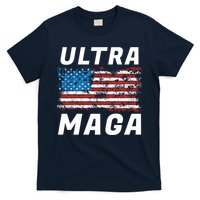 Ultra MAGA Bold United States Of America USA Flag T-Shirt