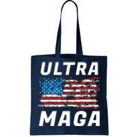 Ultra MAGA Bold United States Of America USA Flag Tote Bag