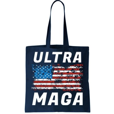 Ultra MAGA Bold United States Of America USA Flag Tote Bag