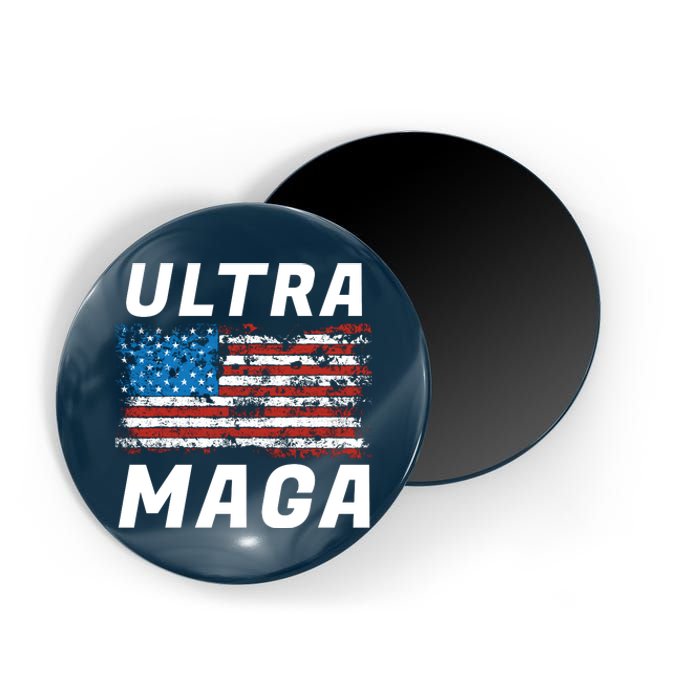 Ultra MAGA Bold United States Of America USA Flag Magnet