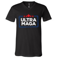 Ultra Maga Bold Graphic V-Neck T-Shirt