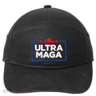 Ultra Maga Bold Graphic 7-Panel Snapback Hat