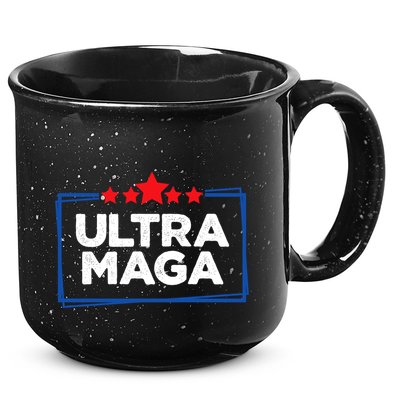 Ultra Maga Bold Graphic 15oz Campfire Ceramic Mug