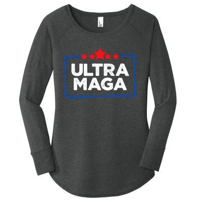 Ultra Maga Bold Graphic Women's Perfect Tri Tunic Long Sleeve Shirt