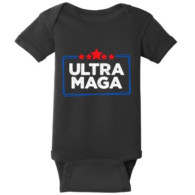 Ultra Maga Bold Graphic Baby Bodysuit