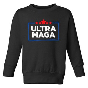 Ultra Maga Bold Graphic Toddler Sweatshirt