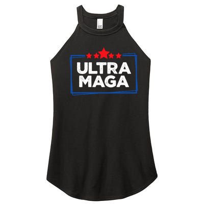 Ultra Maga Bold Graphic Women’s Perfect Tri Rocker Tank