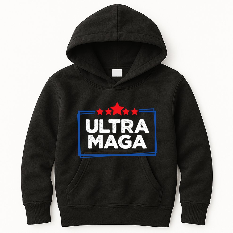 Ultra Maga Bold Graphic Kids Hoodie