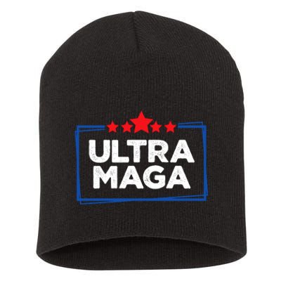 Ultra Maga Bold Graphic Short Acrylic Beanie