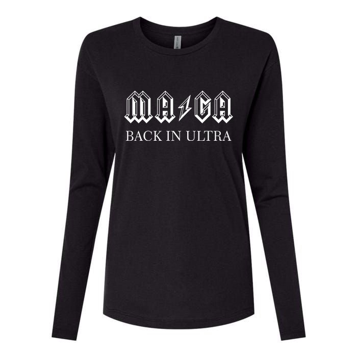 Ultra MAGA Back In Ultra Womens Cotton Relaxed Long Sleeve T-Shirt