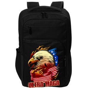 Ultra MAGA Bald Eagle Anti Biden Trump 2024 USA America Impact Tech Backpack