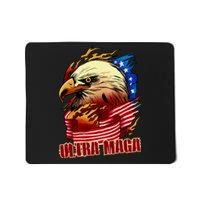 Ultra MAGA Bald Eagle Anti Biden Trump 2024 USA America Mousepad