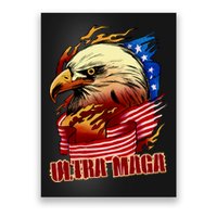 Ultra MAGA Bald Eagle Anti Biden Trump 2024 USA America Poster