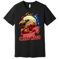 Ultra MAGA Bald Eagle Anti Biden Trump 2024 USA America Premium T-Shirt