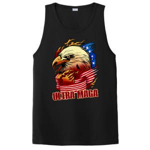 Ultra MAGA Bald Eagle Anti Biden Trump 2024 USA America PosiCharge Competitor Tank