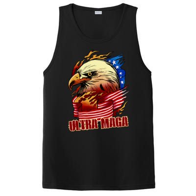 Ultra MAGA Bald Eagle Anti Biden Trump 2024 USA America PosiCharge Competitor Tank