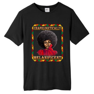 Unapologetically Melanificent Black History Black Magic Gift Tall Fusion ChromaSoft Performance T-Shirt