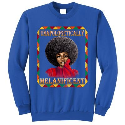 Unapologetically Melanificent Black History Black Magic Gift Sweatshirt