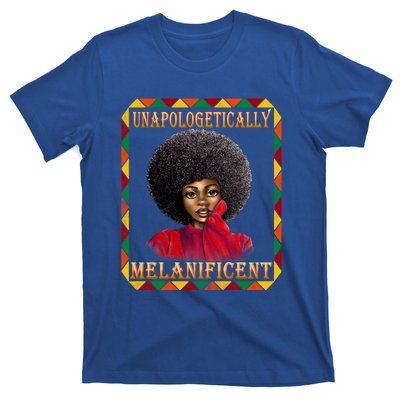 Unapologetically Melanificent Black History Black Magic Gift T-Shirt