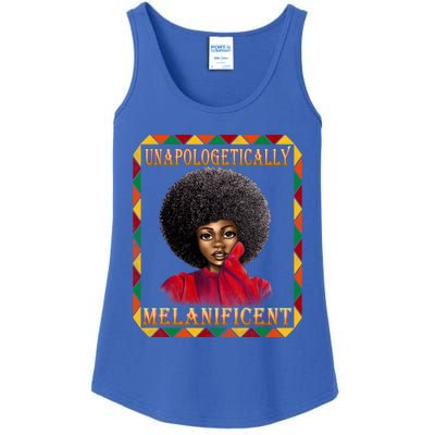 Unapologetically Melanificent Black History Black Magic Gift Ladies Essential Tank