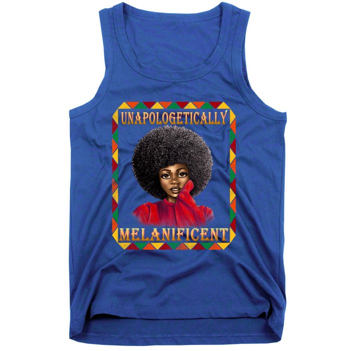 Unapologetically Melanificent Black History Black Magic Gift Tank Top