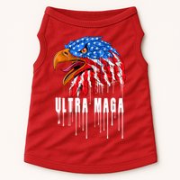 Ultra MAGA Bald Eagle Bloody Splatter Trump 2024 Anti Biden Doggie Tank
