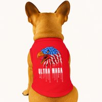 Ultra MAGA Bald Eagle Bloody Splatter Trump 2024 Anti Biden Doggie Tank