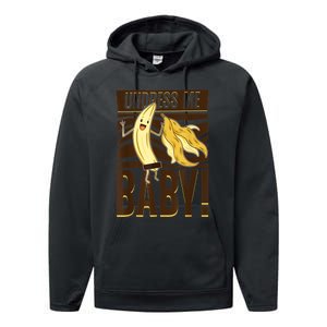 Undress Me Baby Banana Performance Fleece Hoodie