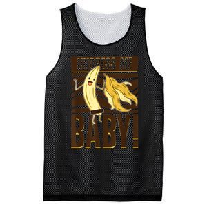 Undress Me Baby Banana Mesh Reversible Basketball Jersey Tank