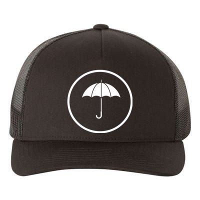 Umbrella Simple Emblem Yupoong Adult 5-Panel Trucker Hat