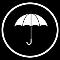 Umbrella Simple Emblem Apron