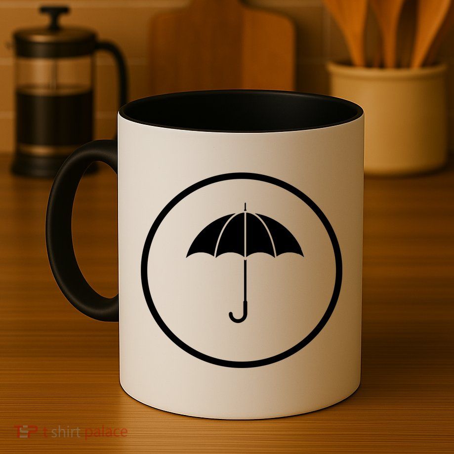 Umbrella Simple Emblem Mug