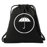 Umbrella Simple Emblem Drawstring Bag