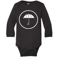 Umbrella Simple Emblem Baby Long Sleeve Bodysuit