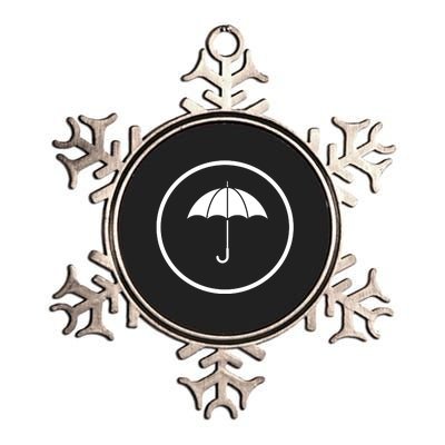 Umbrella Simple Emblem Metallic Star Ornament