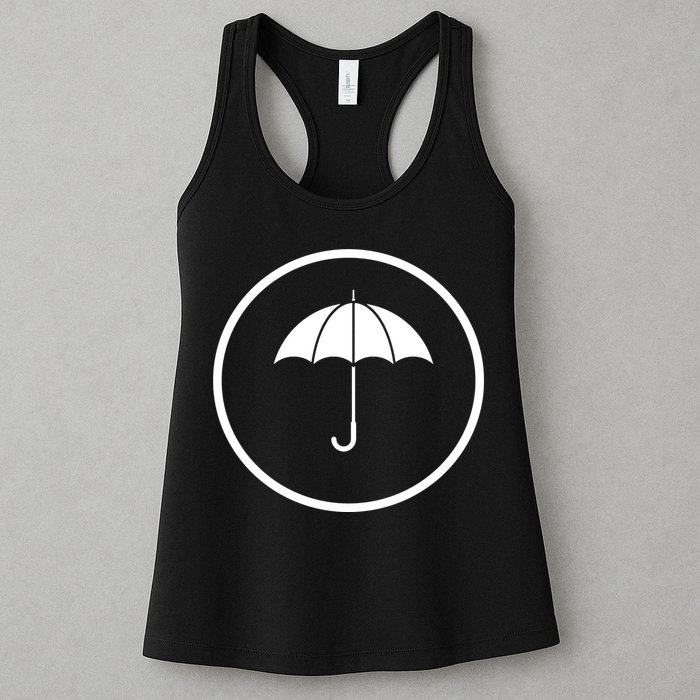 Umbrella Simple Emblem Womens Tank Top
