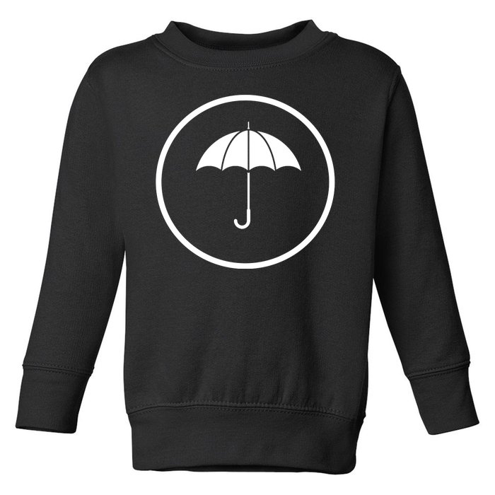 Umbrella Simple Emblem Toddler Sweatshirt