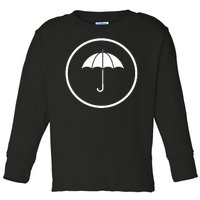 Umbrella Simple Emblem Toddler Long Sleeve Shirt