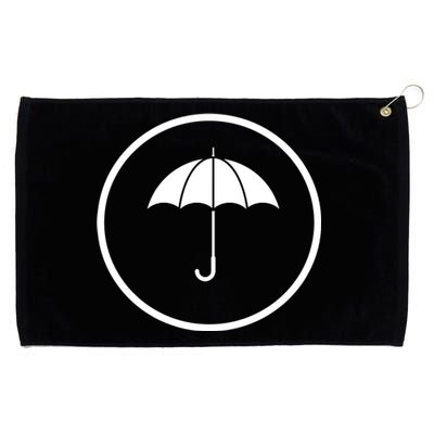 Umbrella Simple Emblem Grommeted Golf Towel