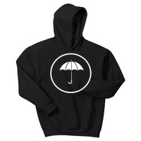 Umbrella Simple Emblem Kids Hoodie