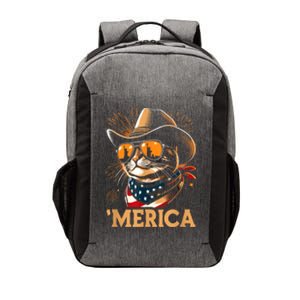 Usa Merica Cat 4th Of July Funny Patriotic Vector Backpack