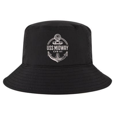 Uss Midway Cvb41 Aircraft Carrier Uss Midway Cool Comfort Performance Bucket Hat
