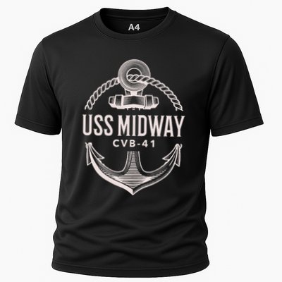 Uss Midway Cvb41 Aircraft Carrier Uss Midway Performance Shirt