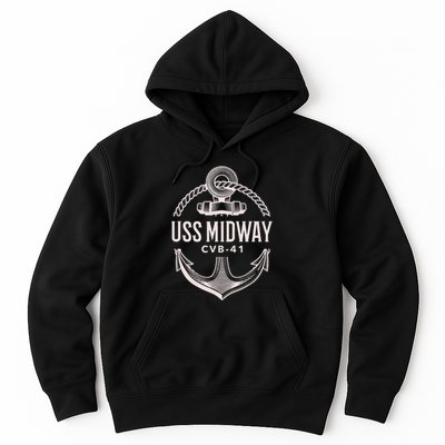 Uss Midway Cvb41 Aircraft Carrier Uss Midway Hoodie