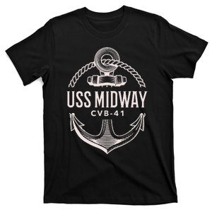 Uss Midway Cvb41 Aircraft Carrier Uss Midway T-Shirt