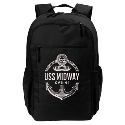 Uss Midway Cvb41 Aircraft Carrier Uss Midway Daily Commute Backpack