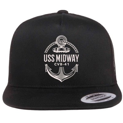 Uss Midway Cvb41 Aircraft Carrier Uss Midway Flatbill Hat