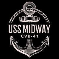 Uss Midway Cvb41 Aircraft Carrier Uss Midway 16 in Basic Backpack