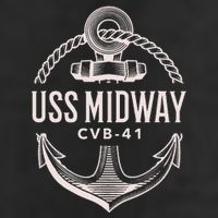 Uss Midway Cvb41 Aircraft Carrier Uss Midway 25L Jumbo Tote
