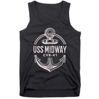 Uss Midway Cvb41 Aircraft Carrier Uss Midway Tank Top